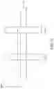 Fig. 15 - FISHBONE STRUCTURE ENHANCING SPACING WITH ADJACENT CONDUCTIVE LINE IN POWER NETWORK