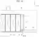 Fig. 15 - END PLATE SECURING STRUCTURE AND BATTERY DEVICE