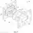Fig. 05 - Microwave window including first and second plates with vertical stepped areas configured for pressure sealing a dielectric plate between the first and second plates