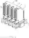Fig. 02 - Electrical connector assembly including an internal circuit board having three rows of conductive pads respectively at three end portions thereof