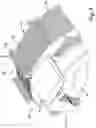 Fig. 03 - Laminated rotor having deflecting magnet retaining prongs deflecting when inserting magnets in an axial directions and support posts with constant width