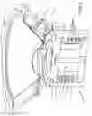 Fig. 12 - System for cooling the stationary winding of an induction motor