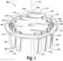 Fig. 02 - Rotary platform for cell lysing and purification and method of use