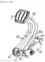 Fig. 14 - Floor mounted brake pedal
