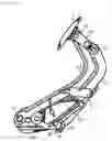 Fig. 19 - Floor mounted brake pedal