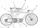 Fig. 01 - Low Polar Tandem bicycle
