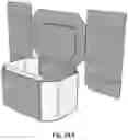 Fig. 31 - Containers having folding tops and blanks therefor