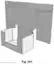 Fig. 34 - Containers having folding tops and blanks therefor