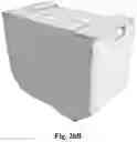 Fig. 44 - Containers having folding tops and blanks therefor