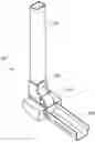 Fig. 01 - Pivotable downspout extension system