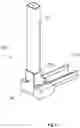 Fig. 03 - Pivotable downspout extension system