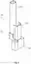 Fig. 04 - Pivotable downspout extension system