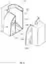 Fig. 12 - Pivotable downspout extension system