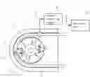 Fig. 01 - Device and method for measuring the flow of a fluid in a tube moved by a peristaltic pump