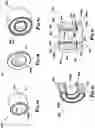 Fig. 10 - Continuous diamond surface bearings for sliding engagement with metal surfaces