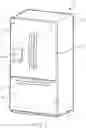 Fig. 02 - Refrigerator with ice maker having a cam driven release mechanism
