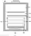 Fig. 03 - Refrigerator having air blower located downstream of transverse side of evaporator