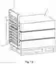 Fig. 10 - Quick freeze pallet racks with variable louvered doors