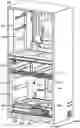 Fig. 01 - Refrigerator preventing air supply duct from falling down