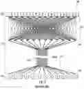 Fig. 04 - Structured fiber optic cabling system including an array of ports and orthogonally arranged jumper assemblies