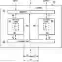 Fig. 01 - Integrated circuit chip with cores asymmetrically oriented with respect to each other