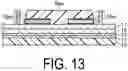 Fig. 14 - Display device with a common function layer separated into a display side and a through-hole side