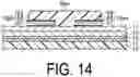Fig. 15 - Display device with a common function layer separated into a display side and a through-hole side