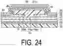 Fig. 25 - Display device with a common function layer separated into a display side and a through-hole side