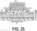 Fig. 26 - Display device with a common function layer separated into a display side and a through-hole side