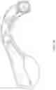 Fig. 45 - Adjustable restraint strap for a limb rest