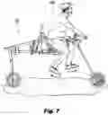 Fig. 06 - Apparatus allowing a user to make leaping strides while walking or running