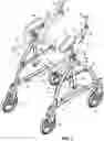 Fig. 02 - WHEELED WALKER WITH ARM RESISTANCE MECHANISM AND METHOD