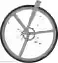 Fig. 01 - Disc brake caliper location on a rigid bicycle fork