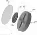 Fig. 01 - Medical device having space for assisting in embedding of bio sample in embedding material