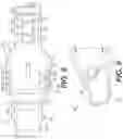 Fig. 07 - Work implement assembly using adapters, adapter covers, and a notched base edge
