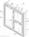 Fig. 01 - Toggle insert for receiving a toggle assembly in a steel curtain wall structure