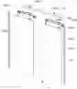 Fig. 01 - Hidden shower door with low-rail sliding assembly