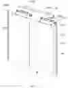 Fig. 03 - Hidden shower door with low-rail sliding assembly
