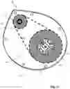 Fig. 11 - CHAIN TENSIONING OF A HYBRID DRIVE MODULE
