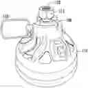 Fig. 01 - Backpacking stove having tip valve