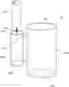 Fig. 01 - Cooler With Handle Accommodating a Cylindrical Object