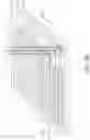 Fig. 10 - Stacked waveguides having different diffraction gratings for combined field of view