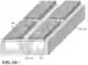Fig. 11 - Photodetector array with diffraction gratings having different pitches