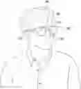 Fig. 01 - Augmented reality wearable electronic device preventing luminance interference with a user
