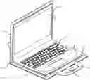 Fig. 01 - Protective case for a laptop computer