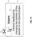 Fig. 14 - Dual-purpose user-interface control for data submission and capturing feedback expressions