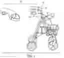 Fig. 02 - System including grip assembly and hip sensing assembly for rollator configured to provide feedback to user