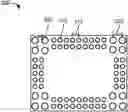 Fig. 01 - Mixed pad size and pad design