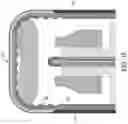 Fig. 13 - Foldable display device with backplate slots