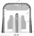 Fig. 19 - Foldable display device with backplate slots